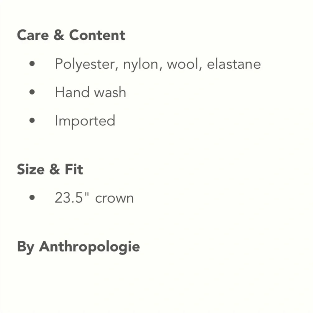 Anthropologie stylish cream